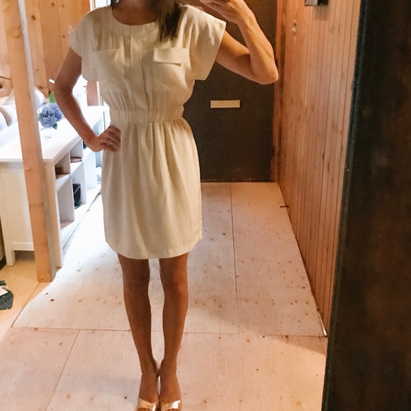 Cream coloured dress. NWT - Picture 1 of 6